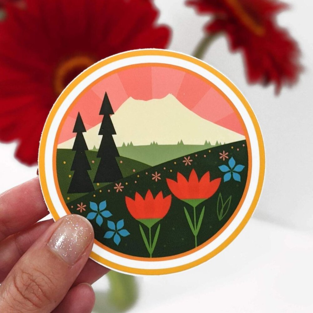Mount St. Helens Vinyl Sticker